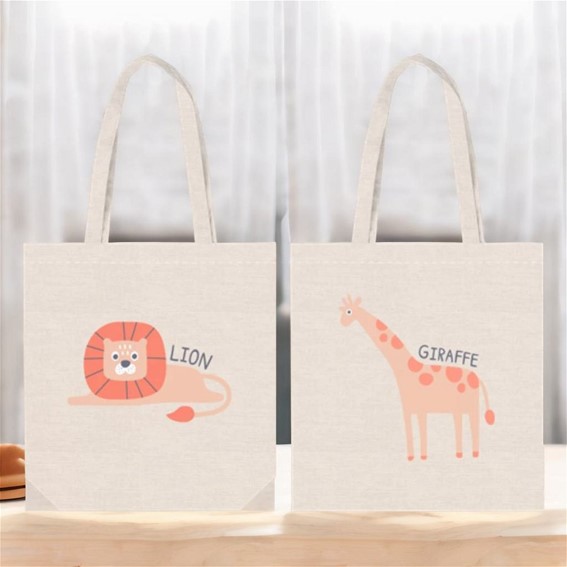 A4 Size Canvas Tote Bag